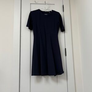 Uniqlo navy A line dress